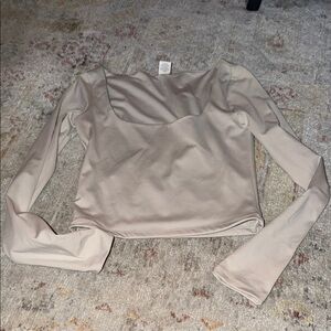 Abound Taupe Long Sleeve Women's Top
